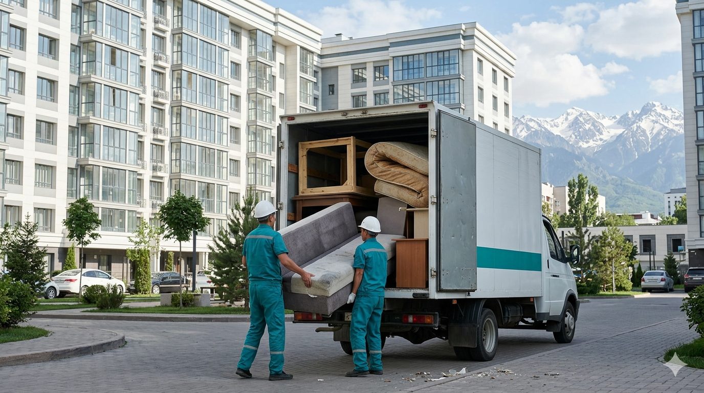 Регулярная утилизация мусора и мебели для бизнеса в Алматы — Almaty Trans