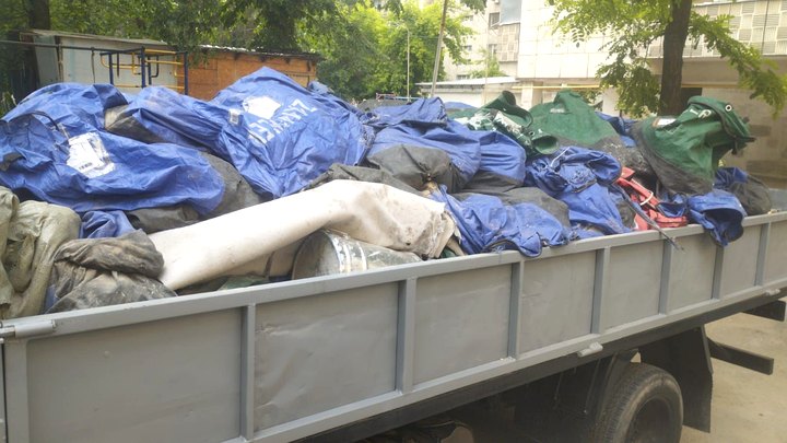 Вывоз строительного мусора КамАЗом в Алматы — Almaty Trans